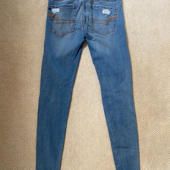 Blue distressed denim jeans - Picture 4 of 4